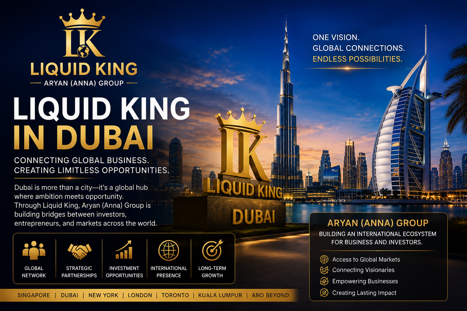 Liquid King in Dubai: How Aryan (Anna) Group Is Building Global Business Connections in the Middle East